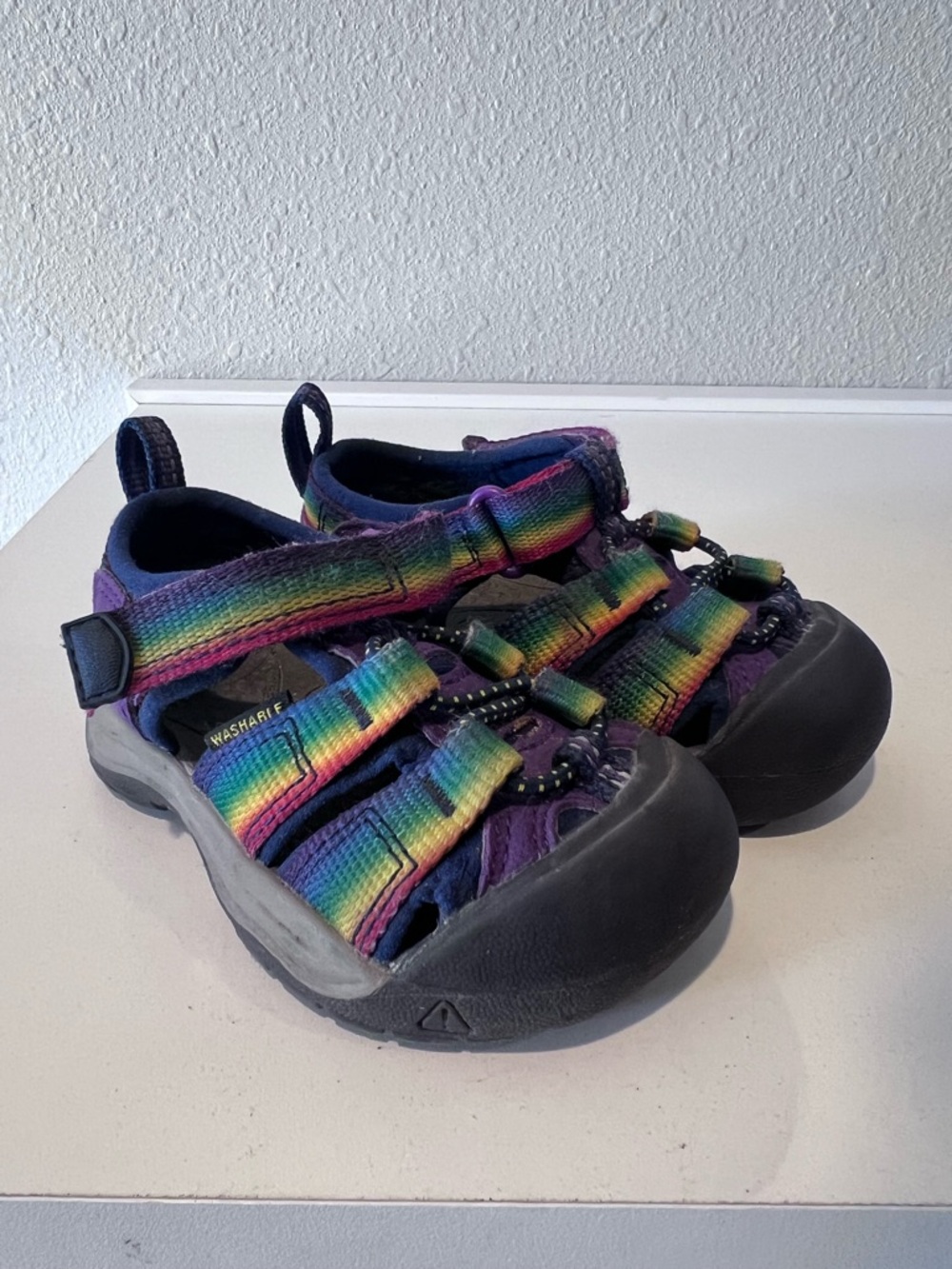 Keen Newport H2 Adjustable Rainbow Sport Water Sandals Shoes Kids Girl’s Size 5